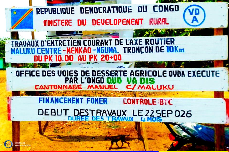 Chantier d'entretien routier du PER 2026